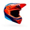 KASK MOTOCYKLOWY BELL MX-10 MIPS WAVE ORANGE BLUE L